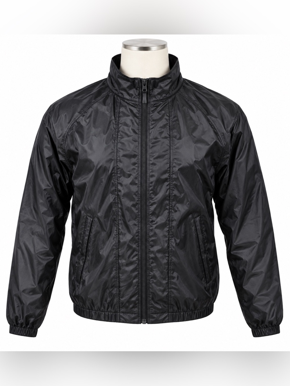 Sedici ADV Series Motorcycle Rain Jacket Windbreaker Black
